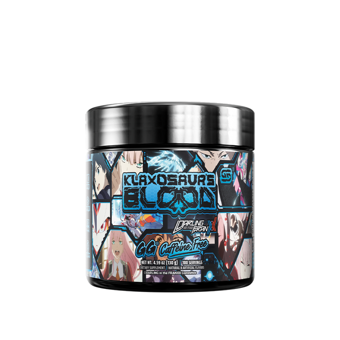 Klaxosaur's Blood by DARLING in the FRANXX Caffeine Free - 100 Servings - Gamer Supps