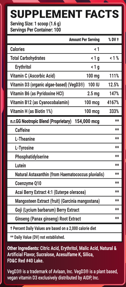 CaseOh's Nuclear Bombsicle - 100 Servings Nährwertangaben anzeigen