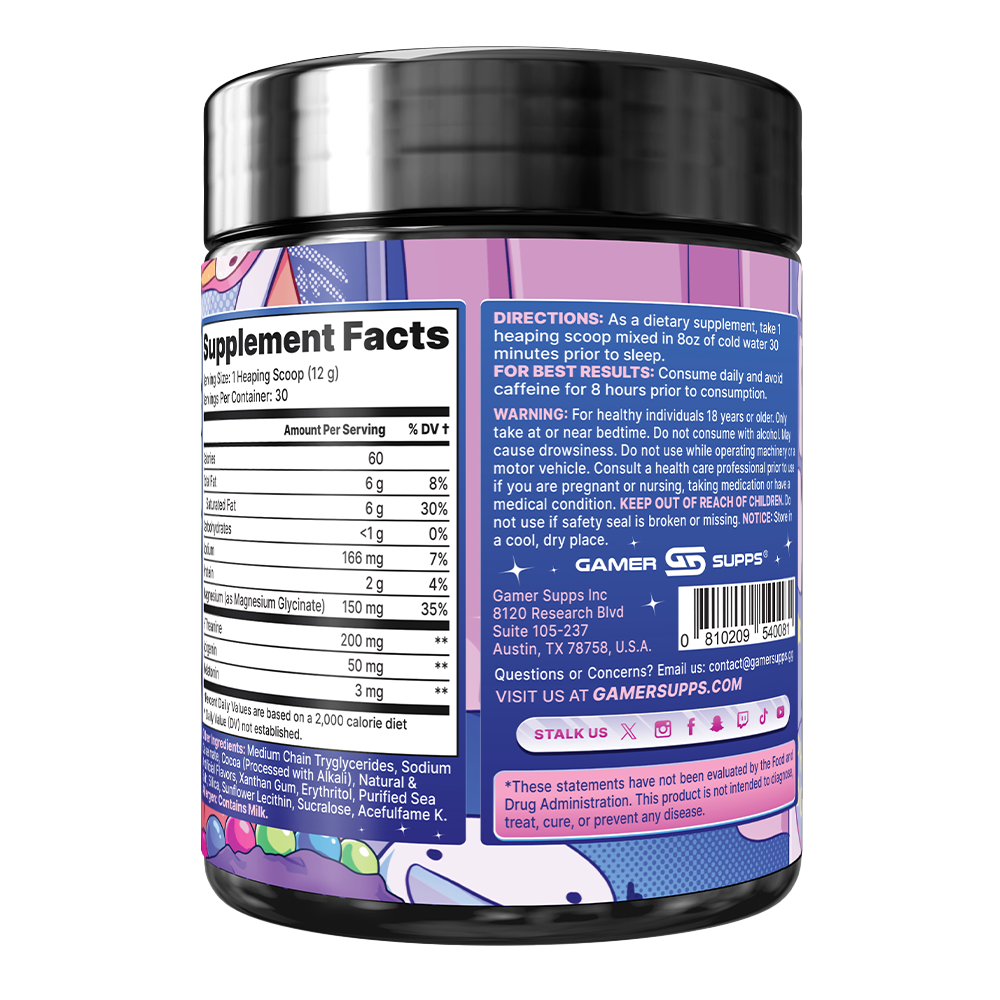 AFK+ (with Melatonin): Cookies and Dream - 30 Servings - Gamer Supps