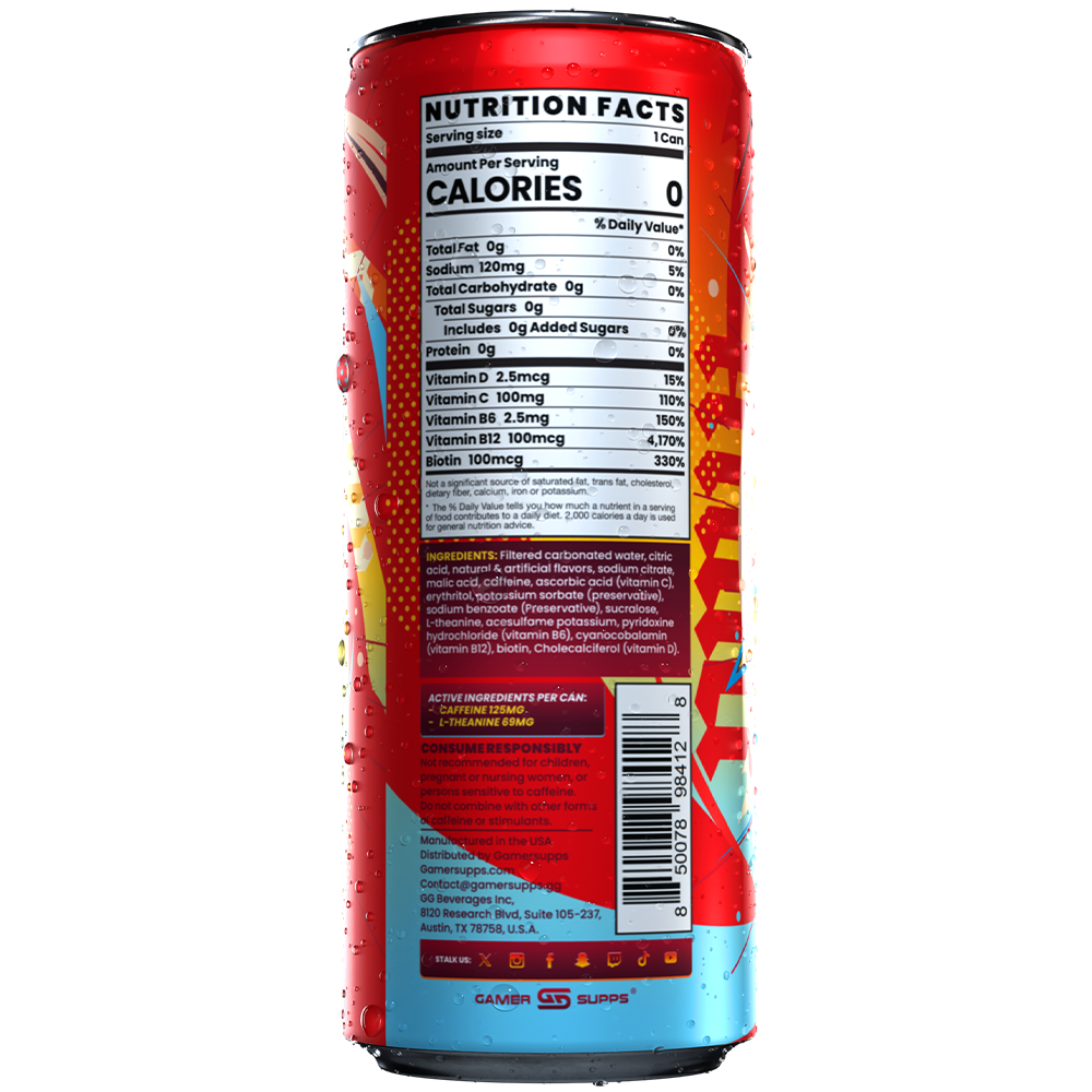 GG® Sugar Free Premium Energy - Variety Pack (12 Cans)