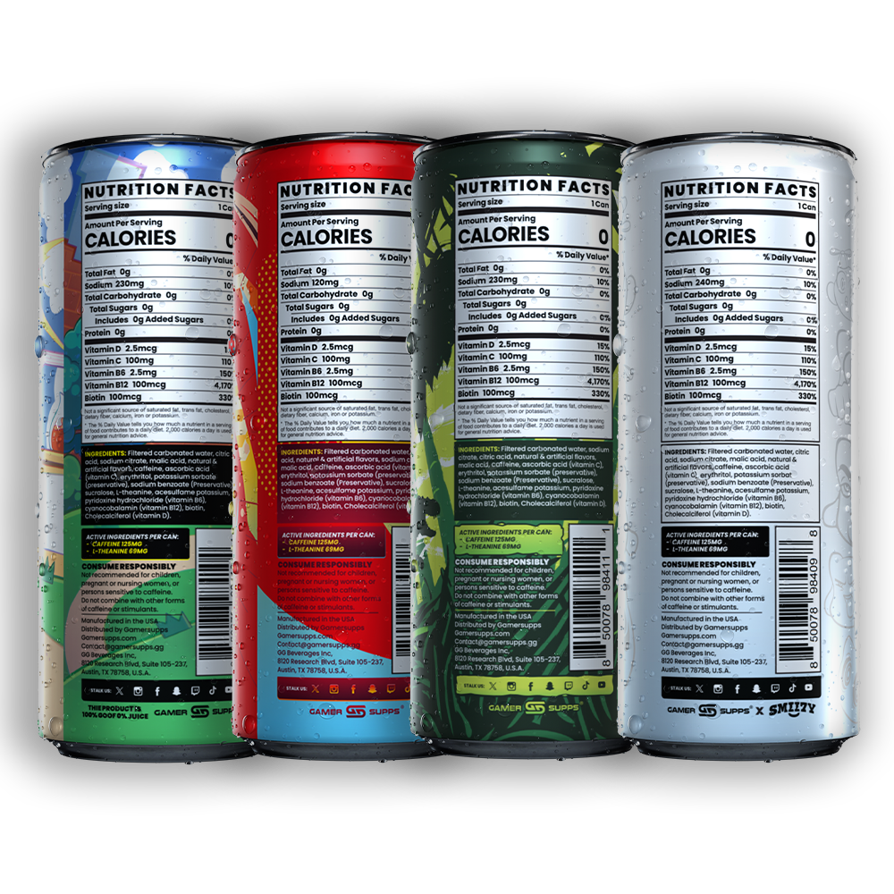 GG® Sugar Free Premium Energy - Single Can Blind Box