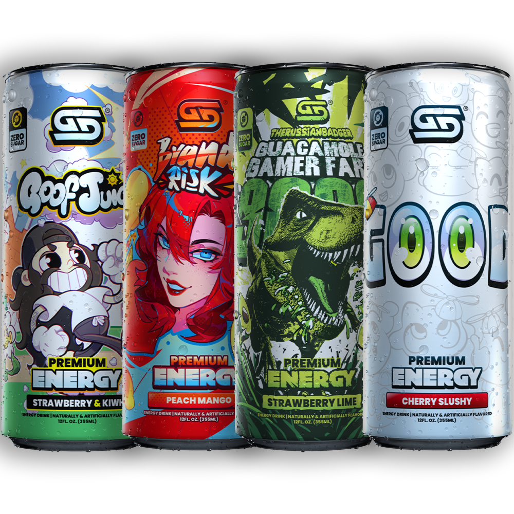 GG® Sugar Free Premium Energy - Variety Pack (12 Cans)