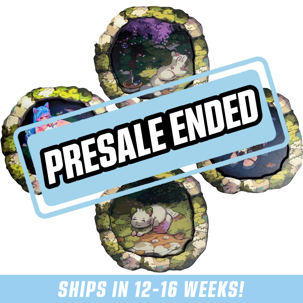 PIXEL CUPS x Silvervale Coaster Set 