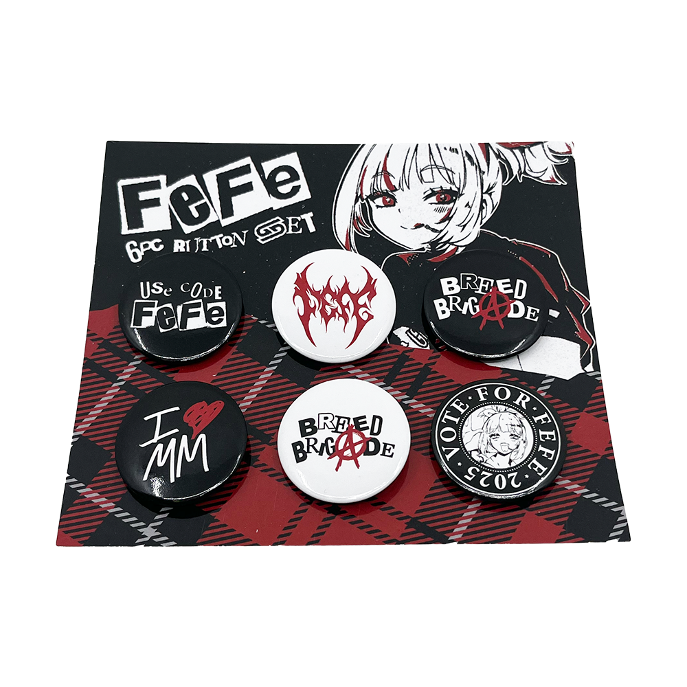 FeFe Button Pin Set ...