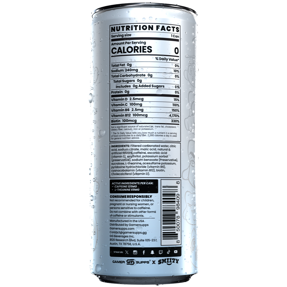 GG® Sugar Free Premium Energy - Variety Pack (12 Cans)