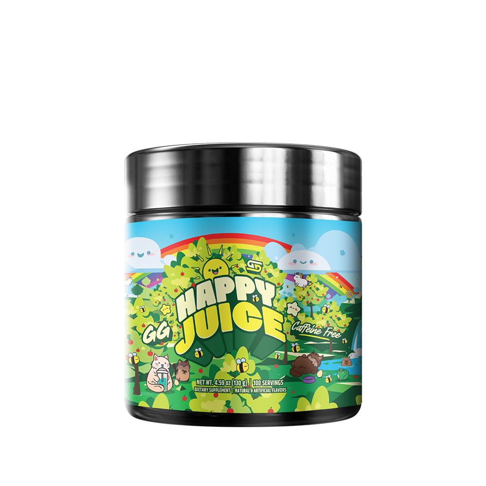Happy Juice GG Caffeine Free - 100 Servings - Gamer Supps