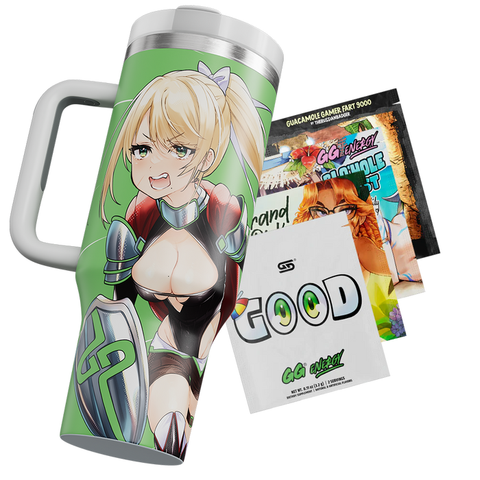 Metal Waifu Tumbler: Knight - Gamer Supps