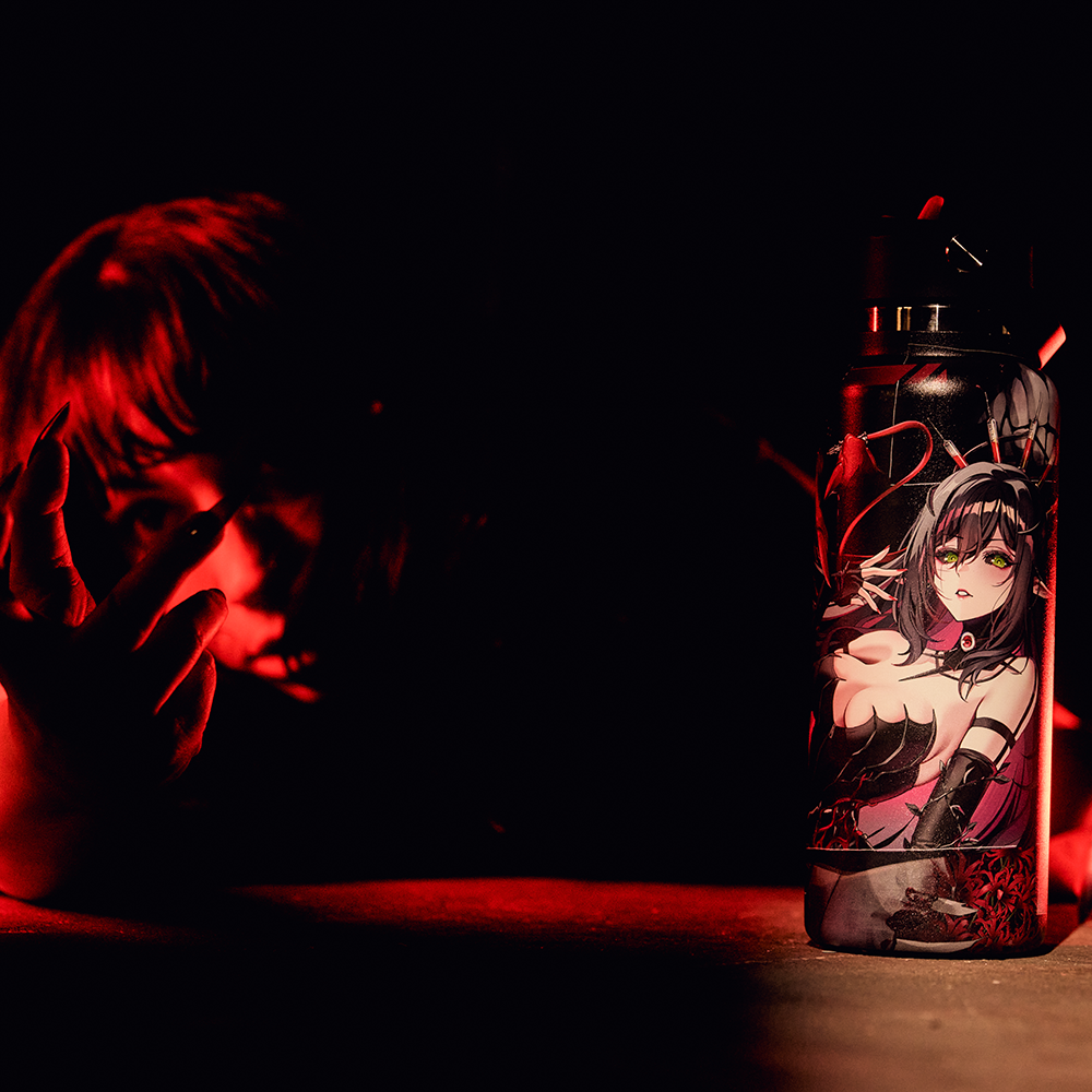 Waifu Cups x Layna Lazar: Blood Queen Metal Tumbler - Gamer Supps
