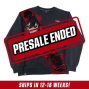 Layna Lazar: Crimson Bloom Crewneck