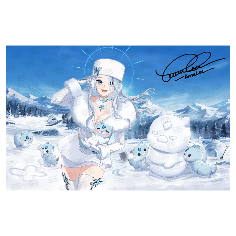 AmaLee & Scufflings: Snow Bunny Mind Control - Signed Poster