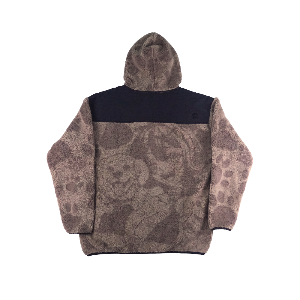 WOOF: Sherpa Full Zip Hoodie