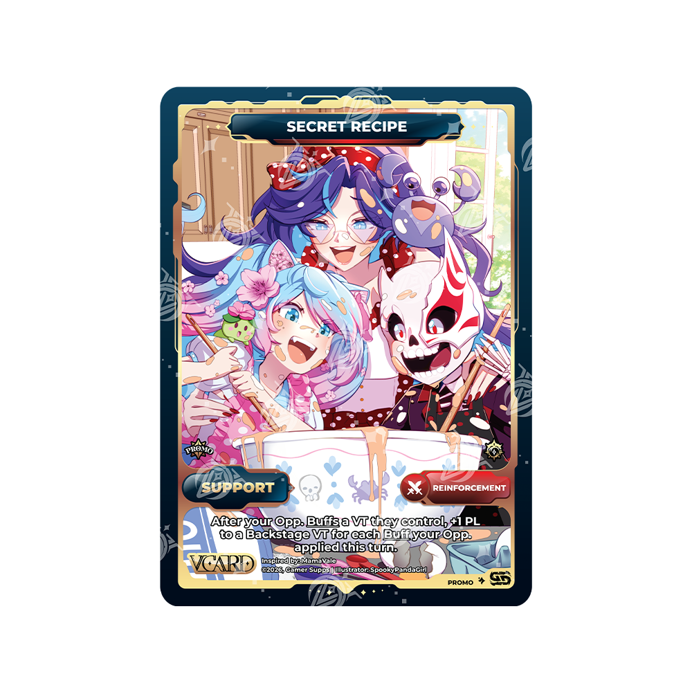 MamaVale: "Secret Recipe" VCard Promo Card - Gamer Supps