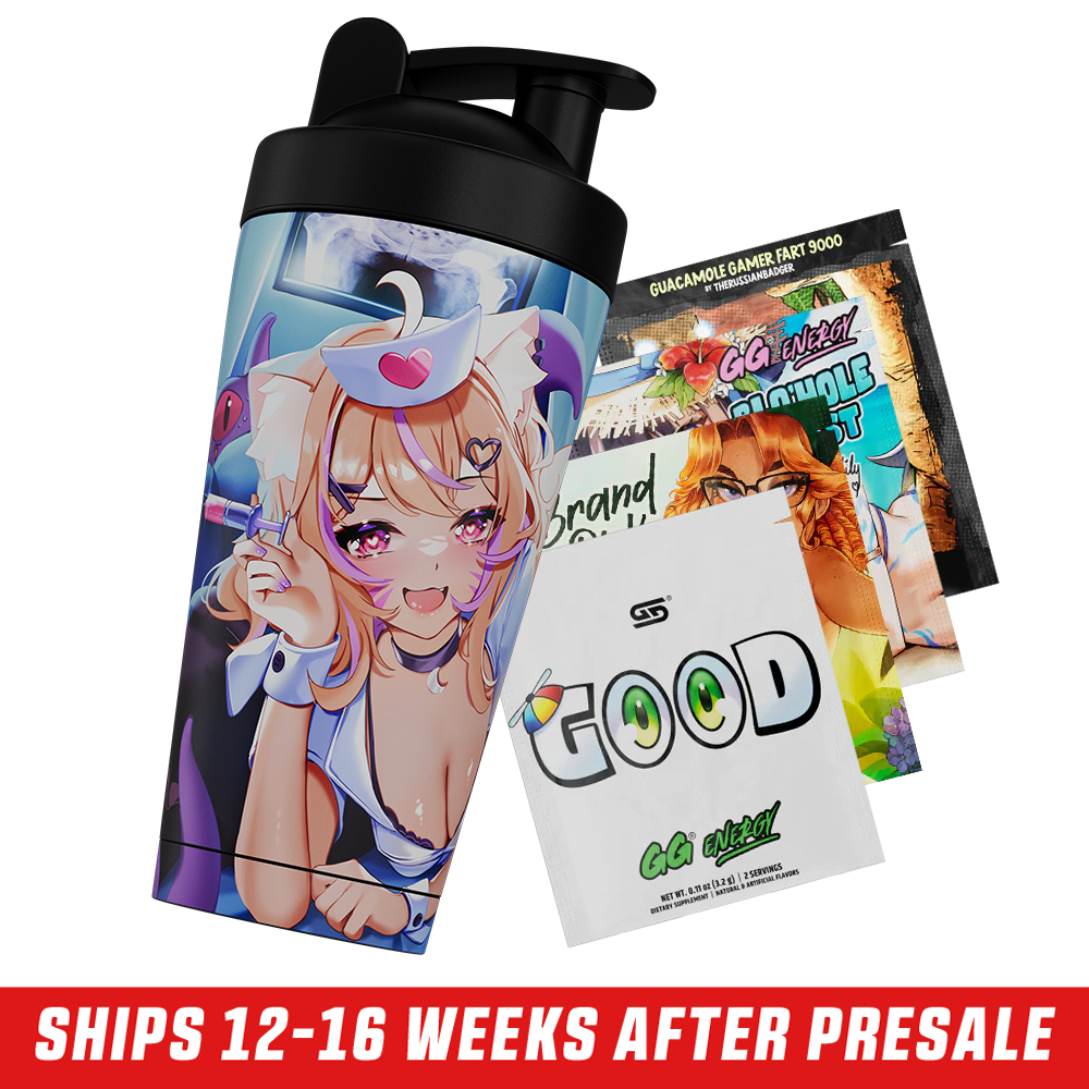 Creator Cups x SquChan: Valentine's Metal Shaker - Gamer Supps