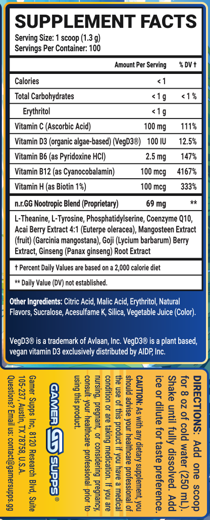 Brown Dust 2: Sunset Splash Caffeine Free - 100 Servings View Supplement Facts