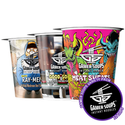 Gamer Soups Instant Noodles - Creator Variety Pack (12 Cup Box)