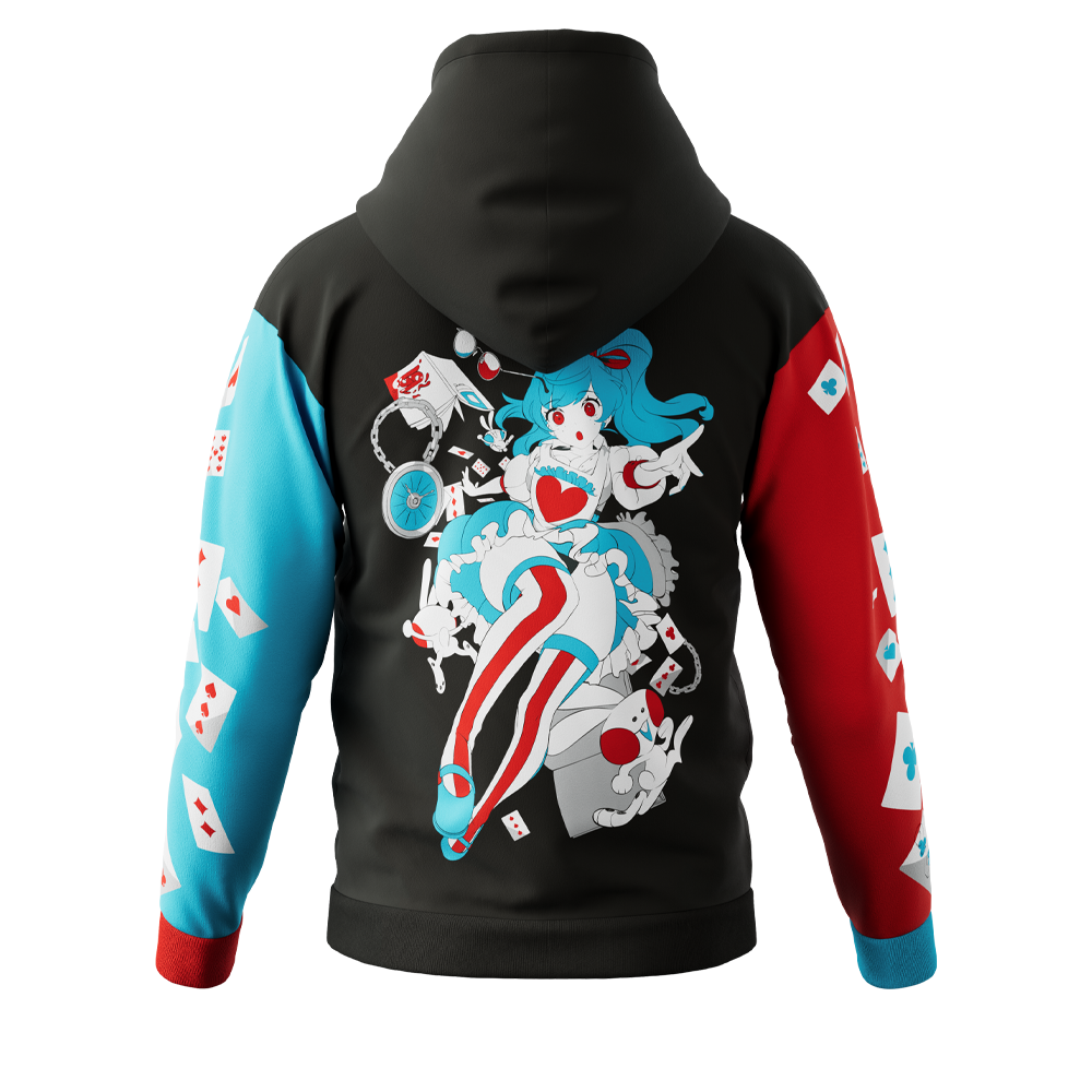 Waifu Hoodie: Alice in Waifuland - Gamer Supps