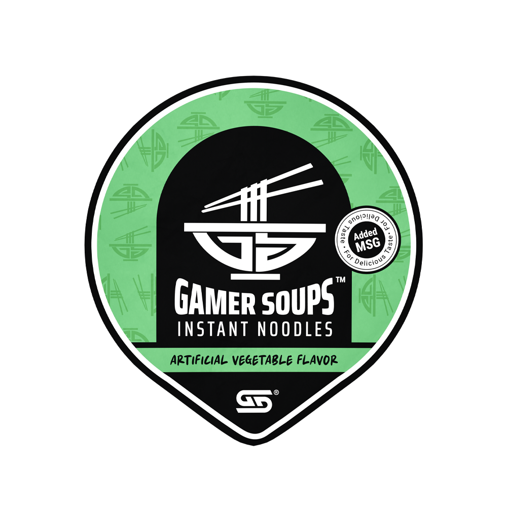 Gamer Soups Instant Ramen - Variety Pack (12 Cups) - Gamer Supps