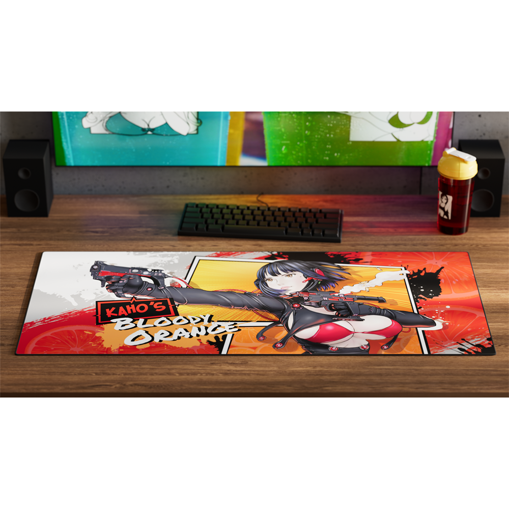 Kaho's Bloody Orange Mouse Pad - Gamer Supps