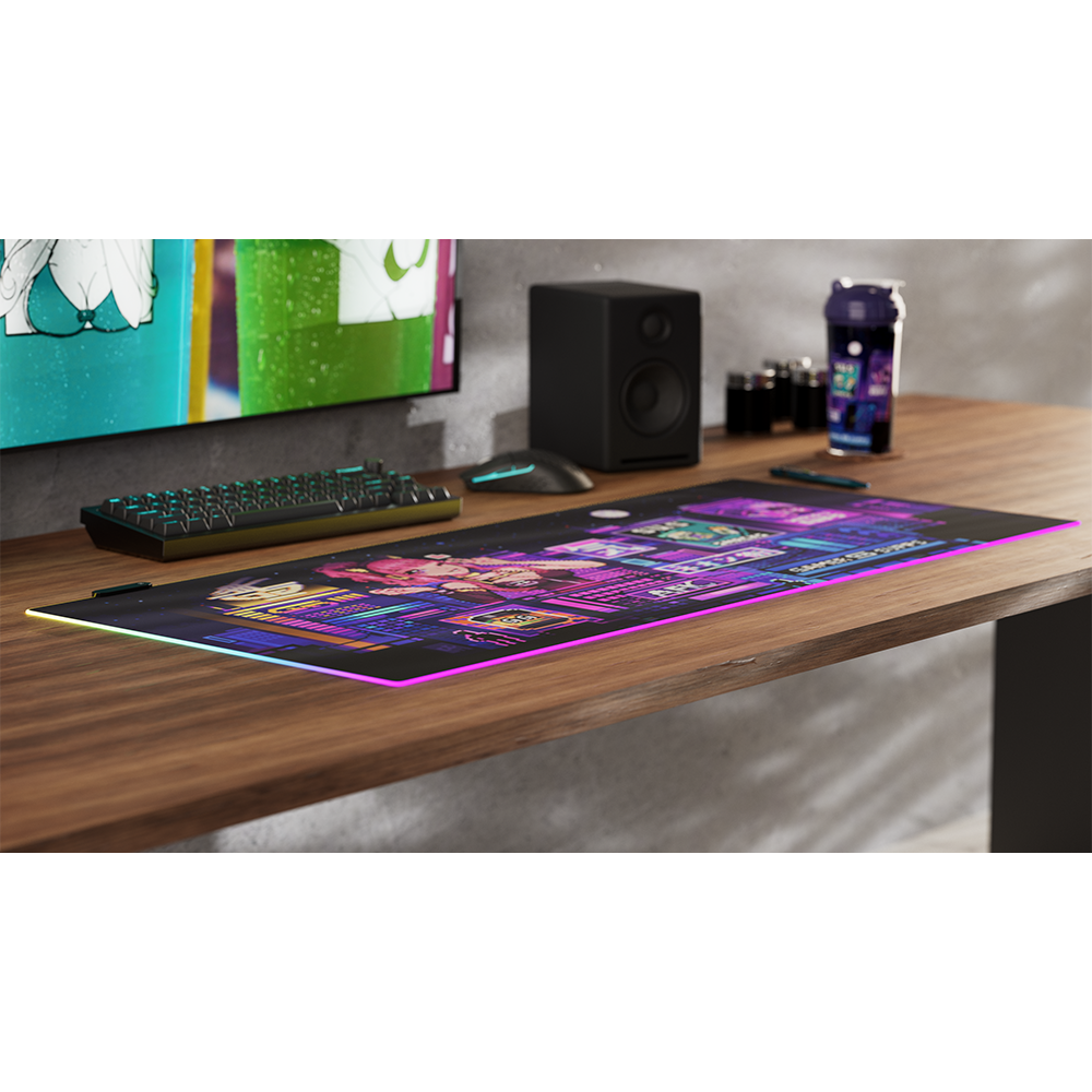 PIXEL CUPS: 2069 RGB Mouse Pad - Gamer Supps