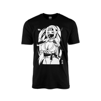 Waifu Shirt S4.10: Shinobi - S / Schwarz