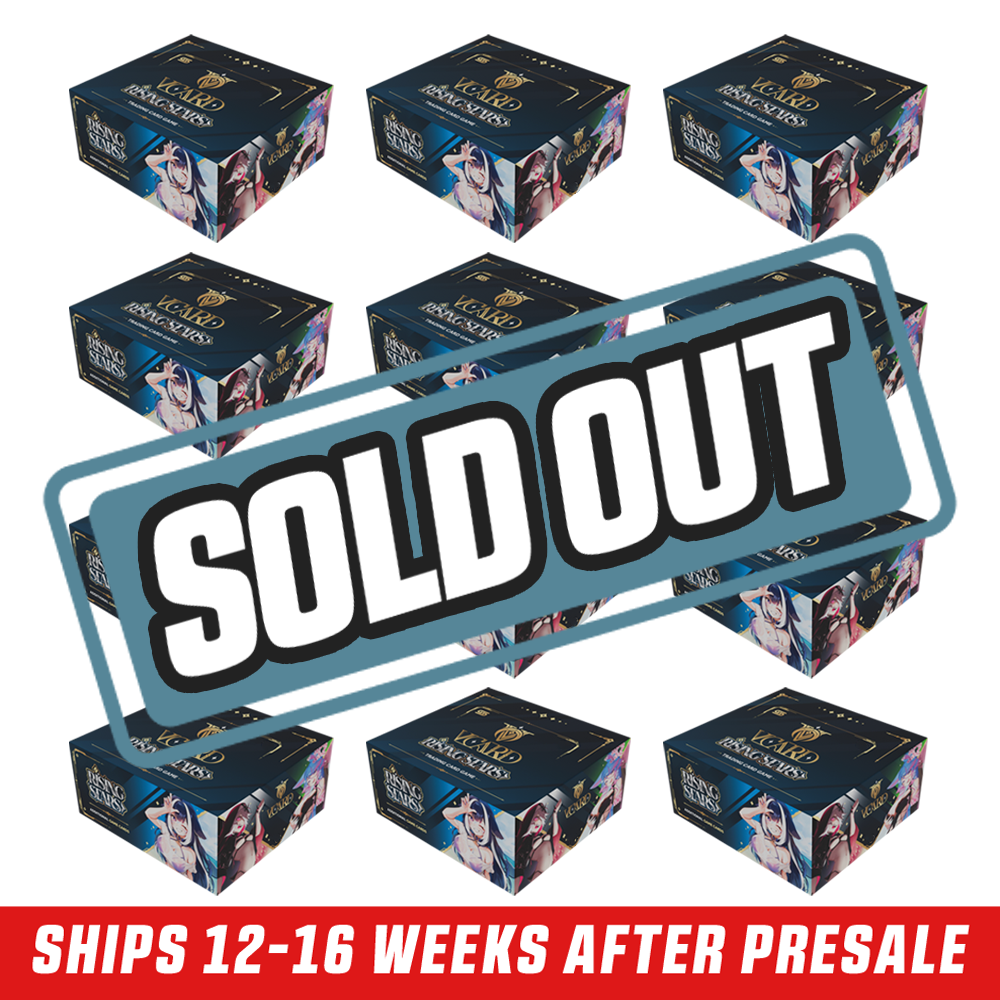 VCard Booster Box Master Case - Rising Stars (12 Booster Boxes)