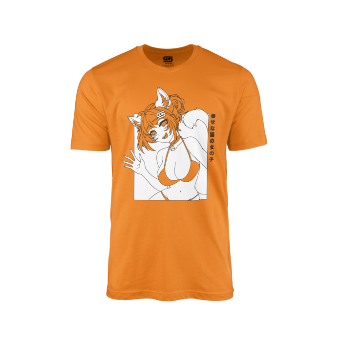 Waifu Shirt VII: Cat Girl - GamerSupps.GG