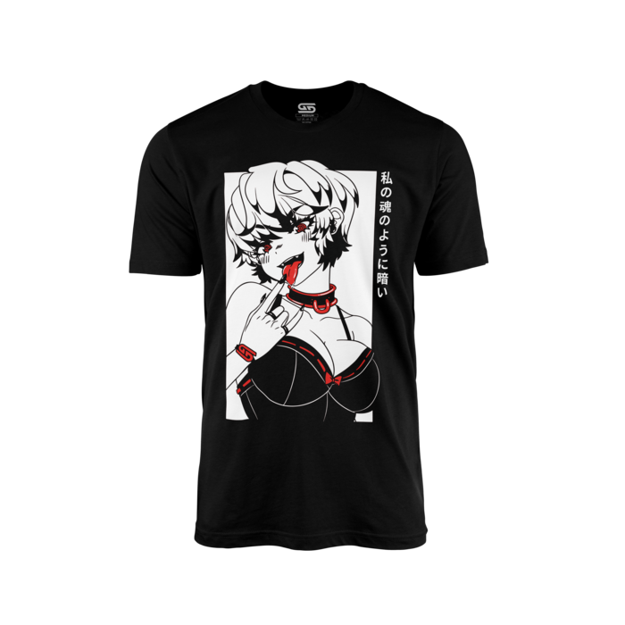 Waifu Shirt S2.x: Goth - GamerSupps.GG