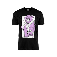Waifu Shirt S3.12: Girl Next Door - S / Schwarz